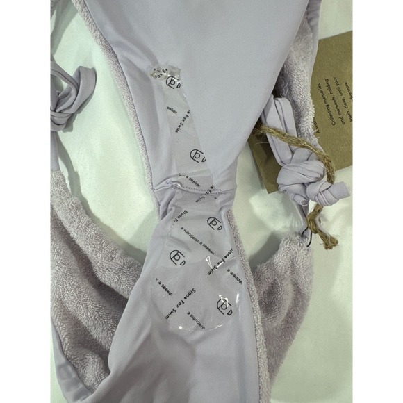 Stone Fox‎ SWIM AURA BOTTOM in Orchid Petal Terry Medium NWT - Picture 7 of 10